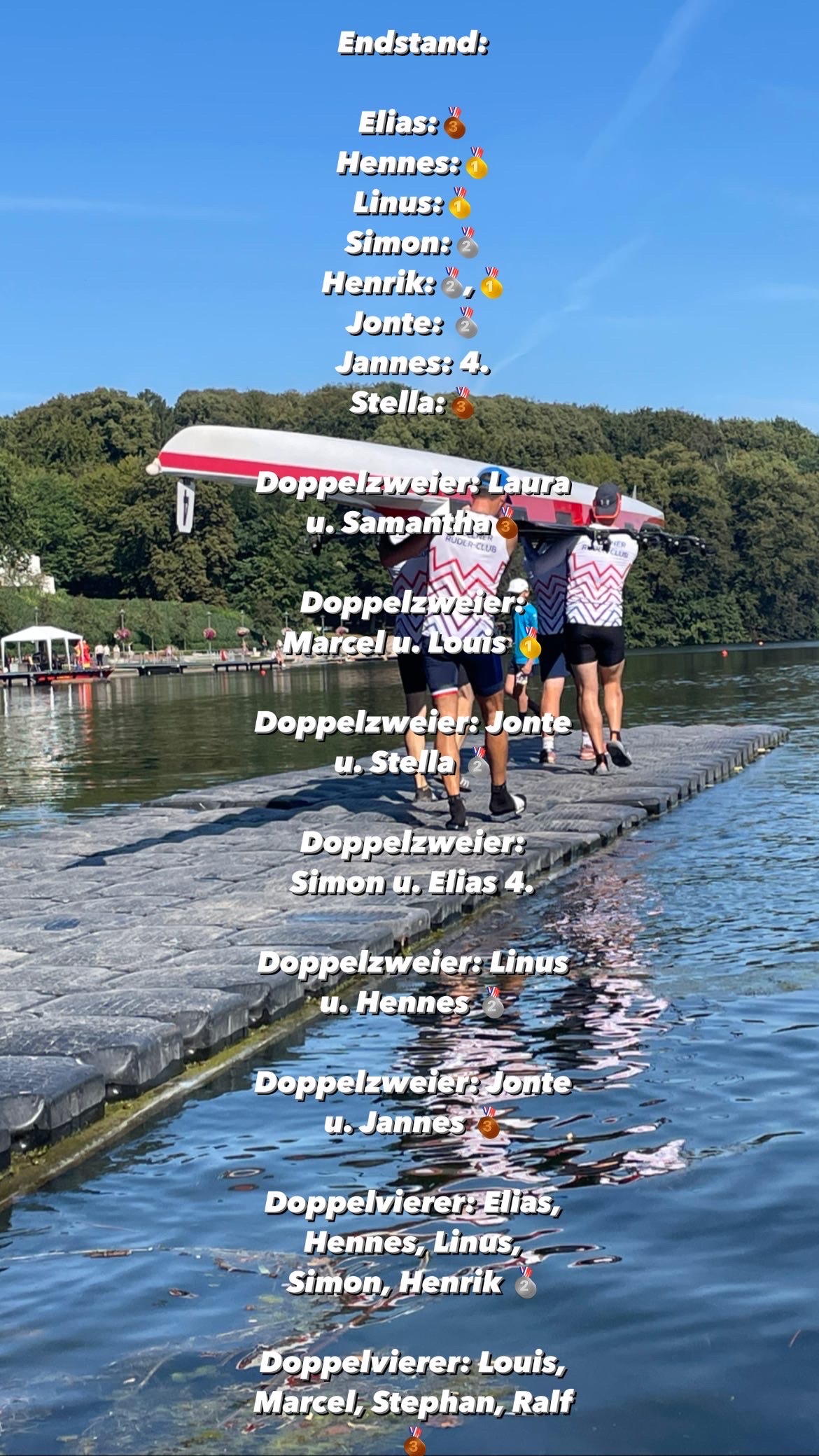 Erfolgreiche Teilnahme bei der 34. Segeberger Ruderregatta